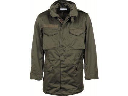 Poľná bunda kabát KAZ 75 zelený Bundesheer Rakúsko originál použitá (Veľkosť 96u100 / V.-VI. použitá)