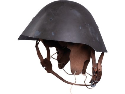 Helma plastová prehliadková prilba strážny pluk NVA M56 DDR originál (Veľkosť 54 (starší typ))