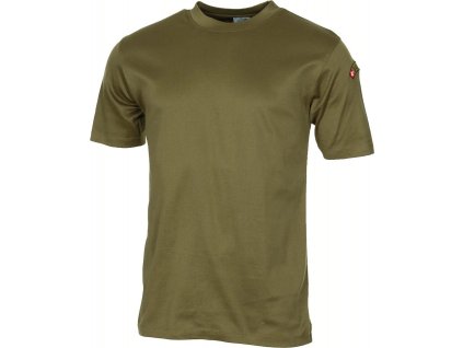 Tričko krátky rukáv bavlnené s nášivkou SUISSE Švajčiarsko zánovný originál (Veľkosť 48)