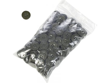Gombík BW plastový 19mm olivový Oliv RAL 7013 Bundeswehr originál (Varianta balení 10 ks)