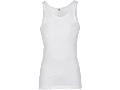 Nátelník bavlnený biely bezšvový Tank Top Švédsko originál (Veľkosť 4)