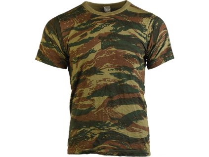 Tričko krátky rukáv 100% bavlna kamufláž Lizard Camo Grécko originál použité (Vyberte veľkosť S)