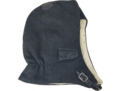 Motokukla vlnená kapucňa čierna ČSSR originál (Veľkosť 54)