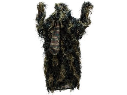 Maskovací oblek prevlečník Hejkal Ghillie Parka MMB® Woodland (Vyberte veľkosť XL/XXL)
