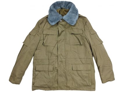 Bunda zimná Bušlať sovietska Afganka khaki ZSSR (Veľkosť 44-1 (158-88))