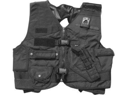 Taktická policajná vesta Mars čierna originál (Varianta pro praváka)