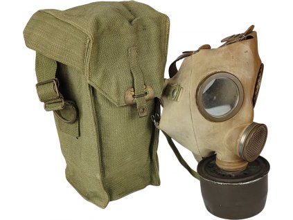 Plynová maska Francúzsko ANP M51 s puzdrom Belgicko (Veľkosť 2)