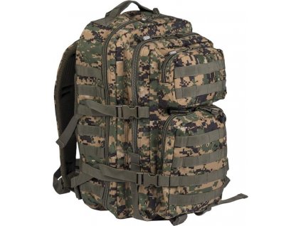 Ruksak ASSAULT Pack US Large 36l Molle LG veľký Molle Mil-Tec® Digital Woodland Marpat