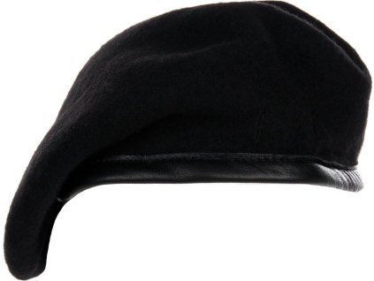 Baret čierny 100% vlna Fostex® (Veľkosť 55)