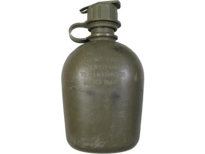 Čutora (poľná fľaša) holá US originál olív s ventilom na masku (Varianta 	použitá)