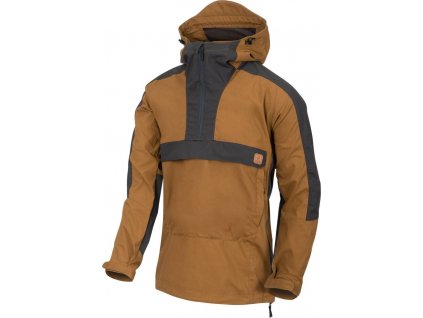 Bunda anorak vetrovka WOODSMAN Coyote / Ash Grey Helikon (Vyberte veľkosť S)