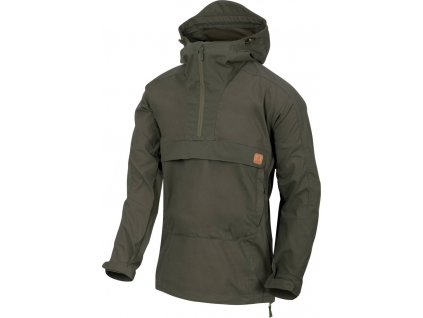 Bunda anorak vetrovka WOODSMAN Taiga Green Helikon (Vyberte veľkosť S)