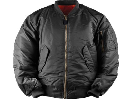 Bunda MA1 obojstranná Bomber Jacket Mil-Tec® čierna-oranžová (Veľkosť S)