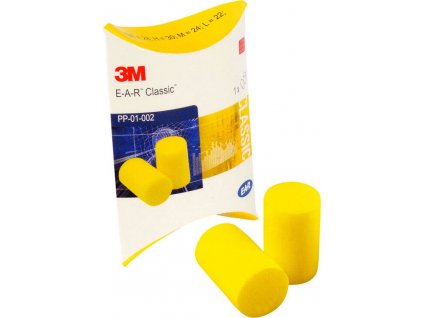 Chrániče sluchu EAR (štuple do uší) 3M Classic PP-01-002 žlté