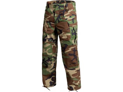 Nohavice taktické SFU NEXT Pants PolyCotton RipStop US Woodland Helikon-Tex SP-SFN-PR-03 (Veľkosť S/L)