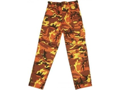 Nohavice BDU oranžové maskovanie Orange Camo MMB