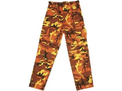 Nohavice BDU oranžové maskovanie Orange Camo MMB (Veľkosť M)