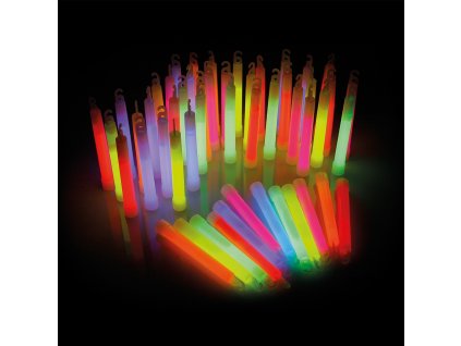 Chemické svetlo Lightstick Power 25 kusov rôznej farby (Farba Zelená)