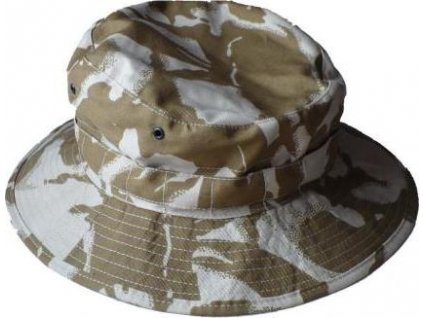 Klobúk púštne Jungle Desert DPM Veľká Británia originál použitý (Vyberte veľkosť 51)