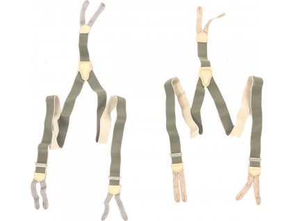 Traky elastické traky s bavlnenými pútkami AČR/ČSLA originál použité (Vyberte veľkosť dlouhé)