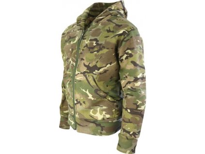 Mikina detská fleece s kapucňou BTP multicamo Veľká Británia Kombat (Veľkosť 12-13 let)