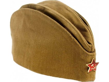 Lodička s odznakom Rusko vojsko originál CCCP Военная пилотка (Veľkosť 54)