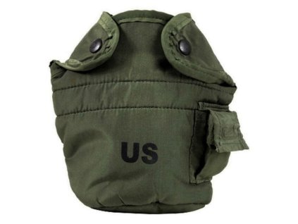 Obal na poľnú fľašu nylon 1QT US Canteen Cover LC-2 olív originál (Varianta použitý)
