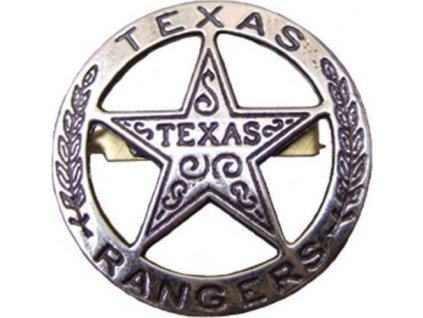 Odznak Texas Ranger strieborný č.102
