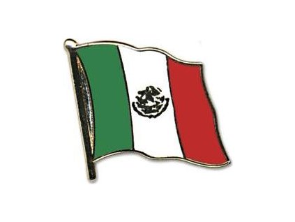 Odznak (pins) 20mm zástavku Mexiko