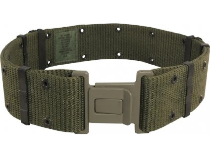 Opasok US LC-2 (LC2) originál šedá plastová spona olív (Vyberte veľkosť Medium (do 105 cm))