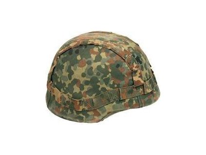 Poťah BW (povlak, obal, prevlek) na kevlarovú helmu Bundeswehr flecktarn (Stav 	použitý)