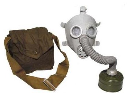 Plynová maska Rusko PDF-7 biela detská originál (Vyberte veľkosť 0y)