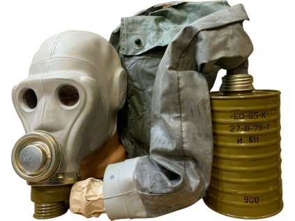 Plynová maska Rusko PRWU pre špecialistov (raketové vojsko) šedá originál (Vyberte veľkosť 2)
