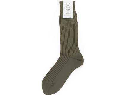 Ponožky 97 zelené predĺžené lýtko AČR rebrované originál olív (Vyberte veľkosť 26 (6))