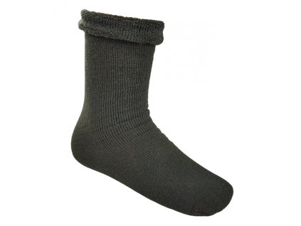 Ponožky vlnené Termo Army Oliv (Veľkosť 4-5 (24-25))