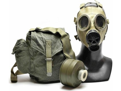 Plynová maska FASER Poľsko MC-1 zelená (Vyberte veľkosť 1)