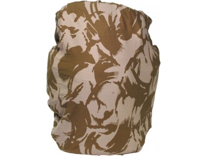 Prevlekový maskovací poťah obal na batoh MALÝ púštne DPM Desert Veľká Británia originál (Stav 	použitý)