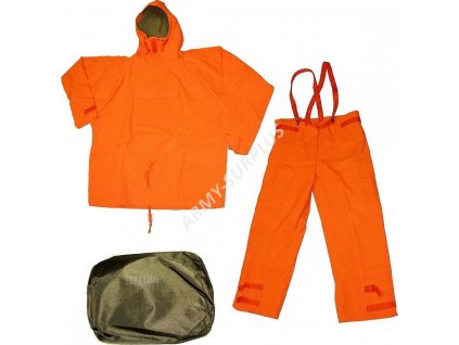 Protichemický filtračný odev NBC (Atombordel) oranžový Nemecko (Veľkosť IV/186)