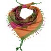 Šatka bavlnená palestína Multicolor 3 zelená/oranžová/ružová/čierna (shemagh, arafat) MMB®