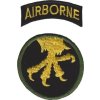 Nášivka 17th Airborne Division párať farebná E-13