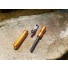 Kresadlo kovové na kľúče Survival Fire Starter (Varianta oranžové)