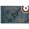 Vlajka legenda nebies Spitfire RAF WWII 100x150cm č.239