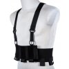 Taktický hrudný nosič s nízkou viditeľnosťou čierny Low-Vis Chest Rig Black GFC Tactical™