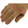 Taktické rukavice s chráničmi hnedej Armored Claw® Shield Flex™ Tan (Veľkosť XS)