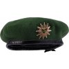 Baret zelený s odznakom Polícia Sasko-Anhaltsko BGS Nemecko originál