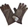 Rukavice kožené s podšívkou hnedej US originál (Veľkosť MEDIUM (20-22 cm))