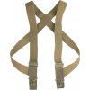 Traky elastické traky s háčikmi hnedé model US M-1950 Suspenders Coyote Mil-Tec® 13189005