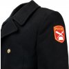 Kabát dvojradový čierny kadet vlna Rusko originál (Veľkosť 48-4 (176-96-78) s nášivkou)
