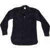Košeľa námornícka s dlhým rukávom čierna Taliansko originál (Veľkosť 36)