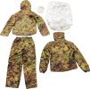 Zimný komplet nepremokavý obojstranný Vegetato/Snow Camo Alpini ECWCS Taliansko originál (Veľkosť M použitý komplet (parka,bunda,kalhoty,potah batohu a helmy))